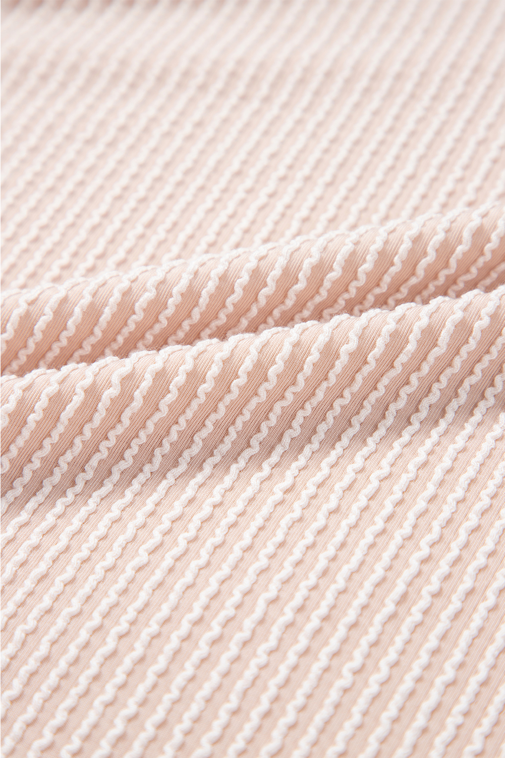 Jet Stream Corded Lantern Sleeve Pullover Ruffle Mini Skirt Set