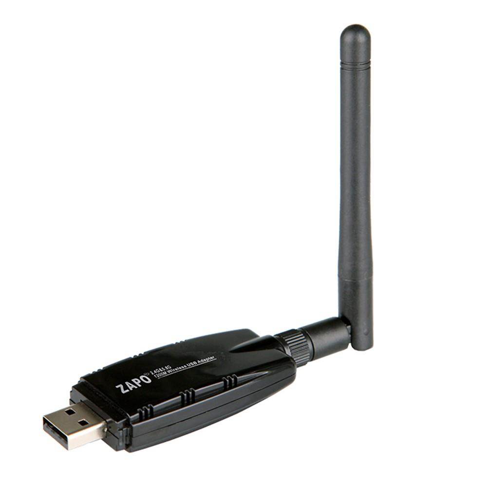 ZAPO W50 1200Mbps Wireless 2.4G 5.8G WiFi Adapter USB3.0 Wireless Network WiFi Adapter with Antenna for Laptop