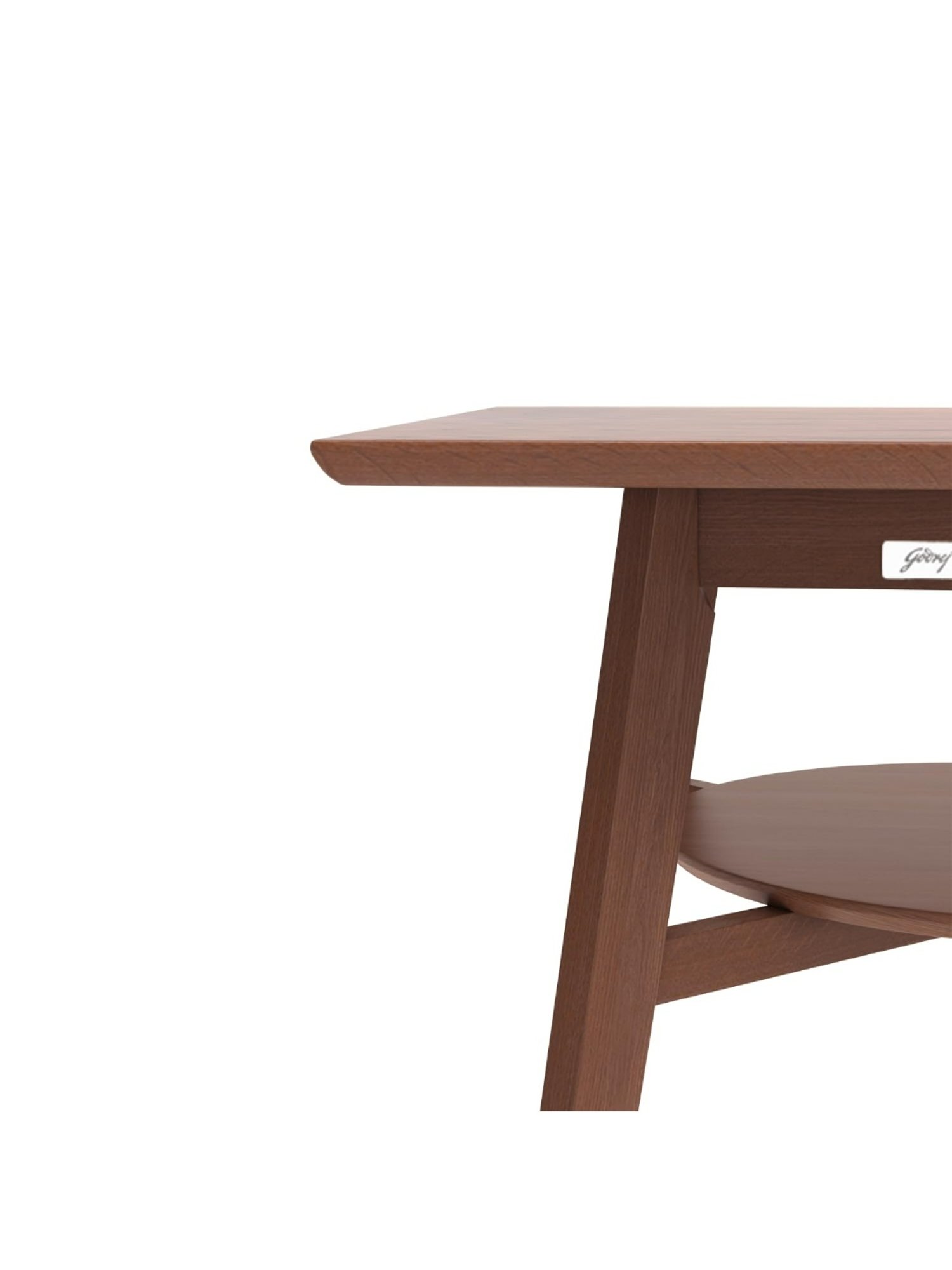 Ikiriya Kassel Solid Brown Wood Wine Rack Teak Finish