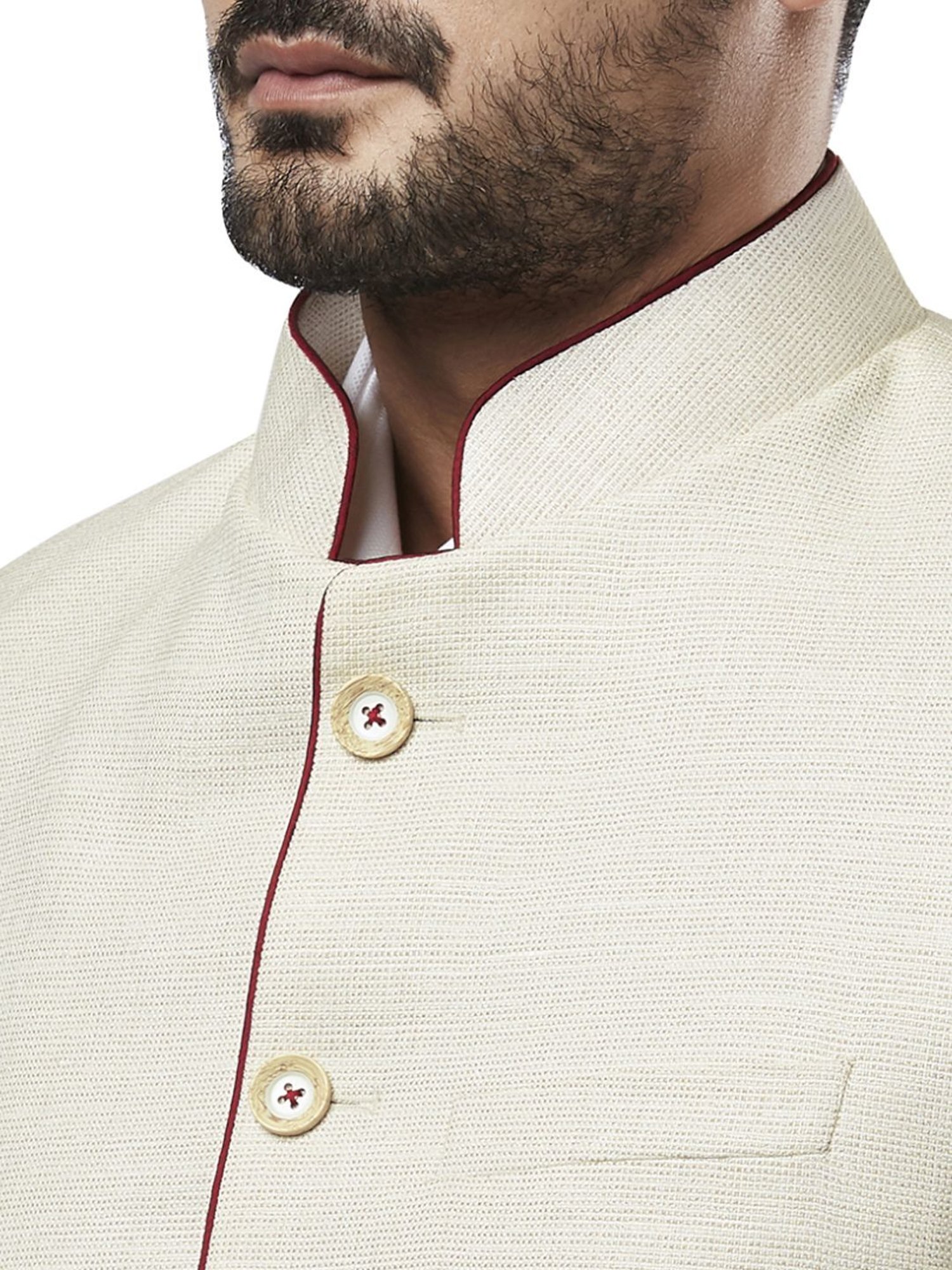 Raymond Beige Regular Fit Self Pattern Two Piece Suit