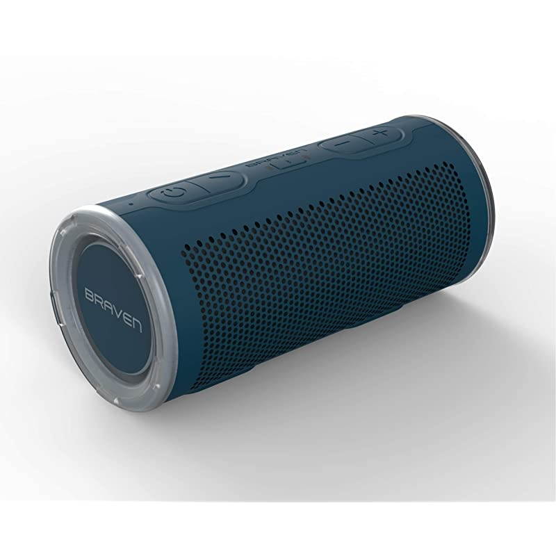 604202612 BRV-360 - Waterproof Portable Speaker - Bluetooth Wireless Technology - 360 Degree Speaker - Blue