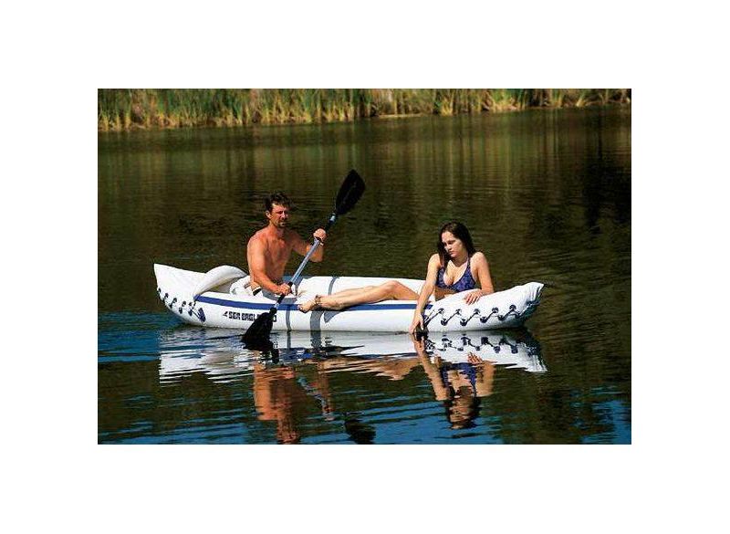 Intex Explorer 200 Inflatable 2 Person River Boat Raft Set with 2 Oars & Pump