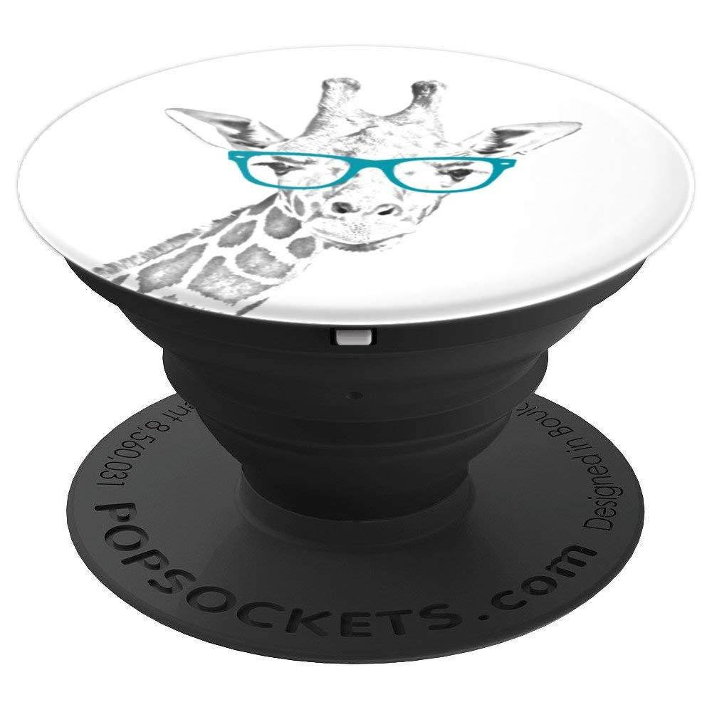 Giraffe wearing Teal Glasses