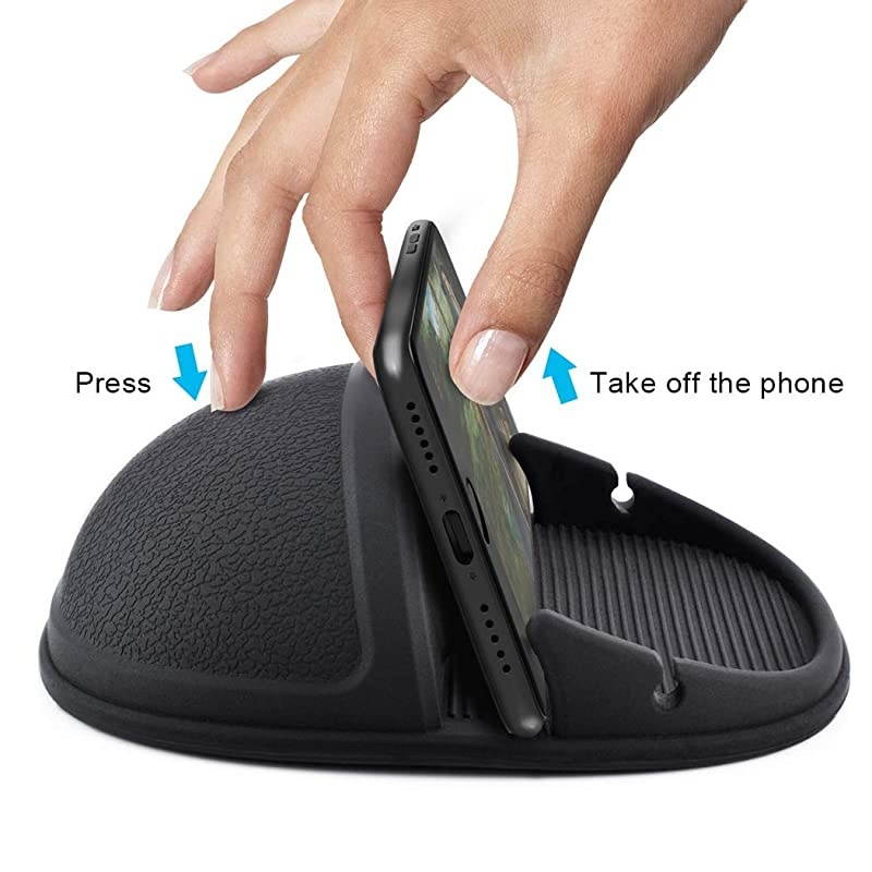 Phone Holder Phone Mount AntiSlip Silicone Pad for Dashboard Cell Phone Holder Phone Holder Desk Phone Stand Compatible with iPhone XRXSSamsung Galaxy Note 89S8S9GPS Devices