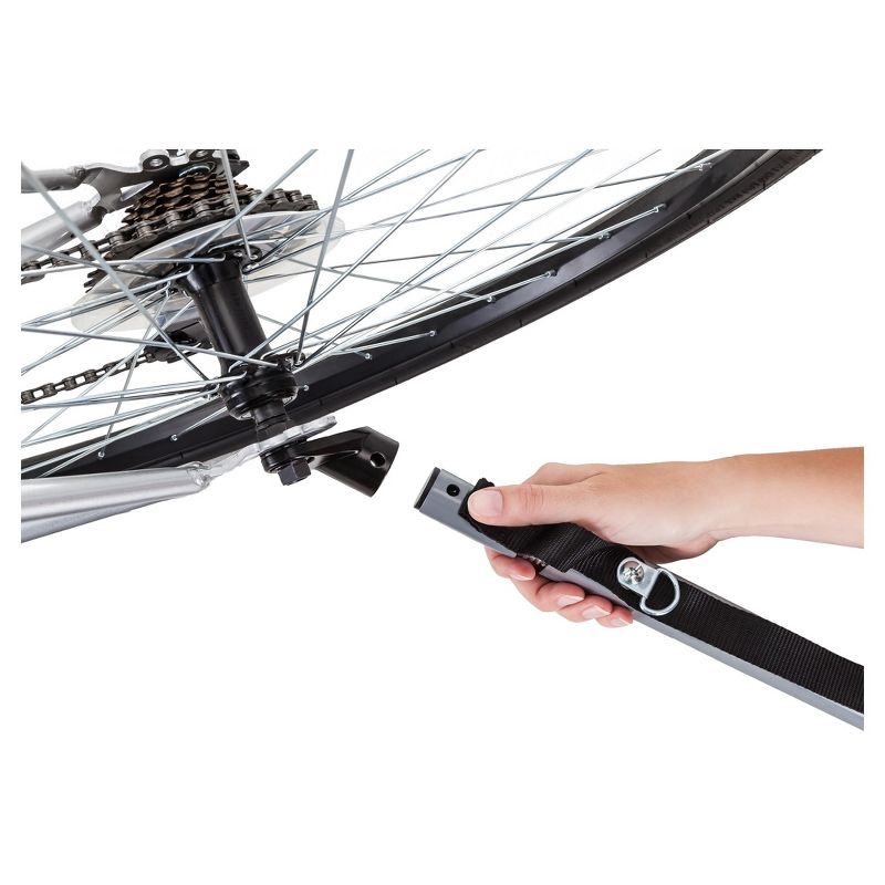 Tow Tuff TTF-2762ACBR Heavy Duty 2-in-1 Aluminum Automotive Cargo Luggage Carrier with Bike Hitch Rack