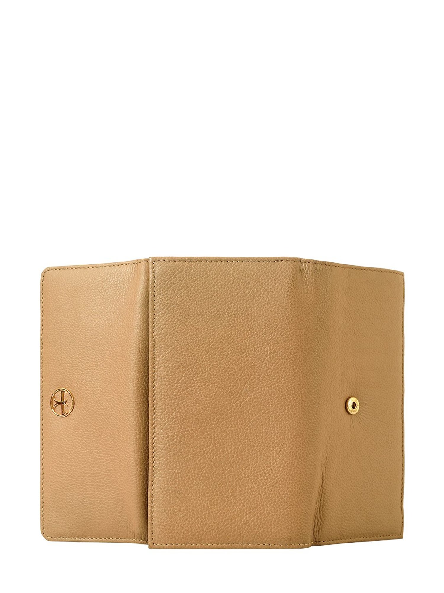 Eske Tan Tri-Fold Wallet for Women
