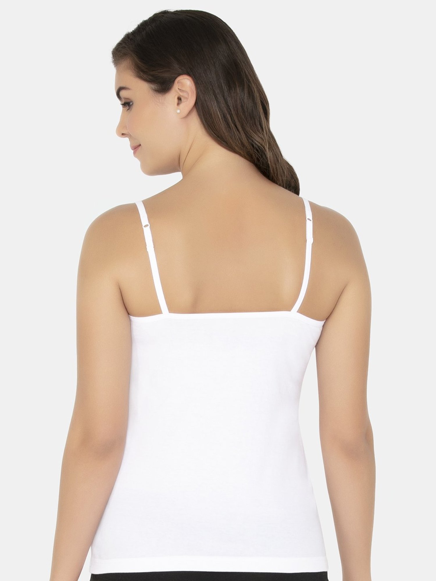Enamor White Non-Padded Camisole