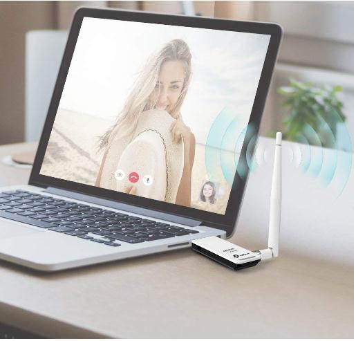 USB WIFI Adapter,TP-Link USB Wifi Dongle 150Mbps High Gain Wireless Network Adapter for PC Desktop and Laptops. Supports Win10/8.1/8/7/XP, Linux 2.6.18~4.4.3, Mac OS 10.9~10.13