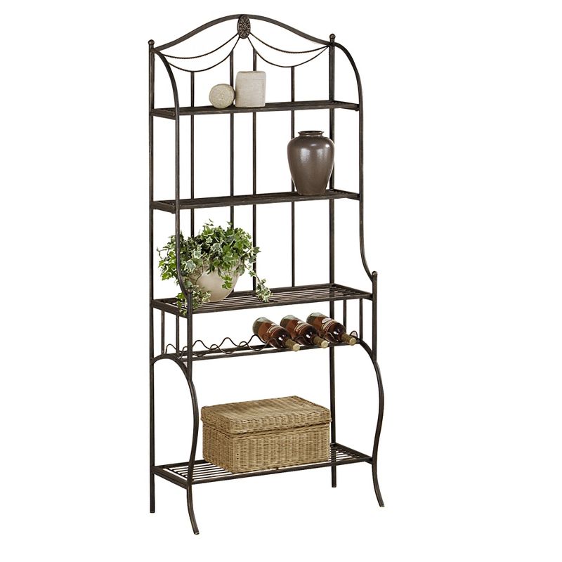 Camelot Metal Baker's Rack - Black Gold - Hillsdale Furniture