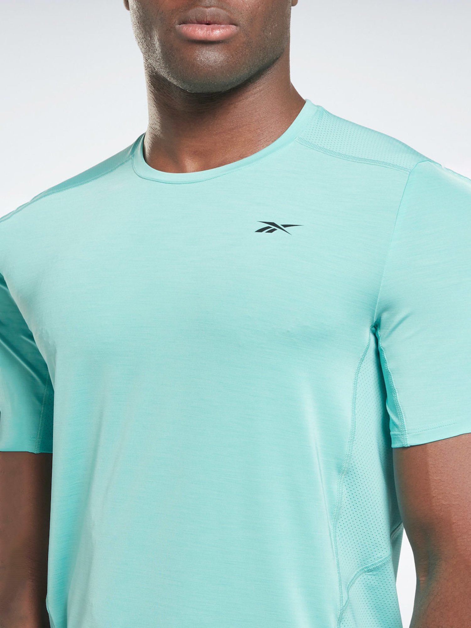 Reebok Blue Slim Fit Sports T-Shirt