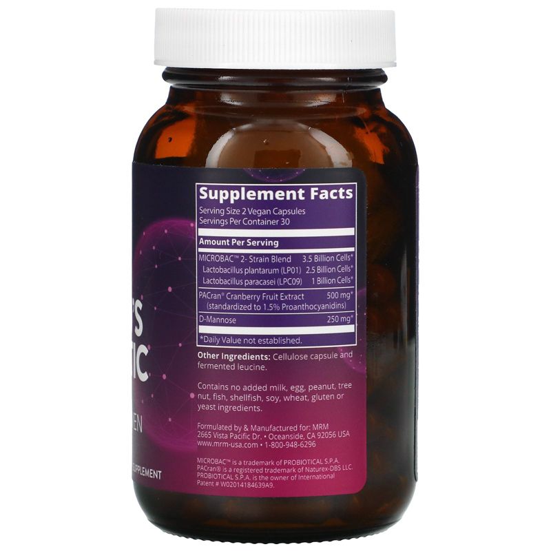 MRM Women's Probiotic, 60 Vegan Capsules, Probiotics