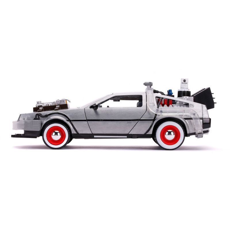 Jada Toys Hollywood Rides Back to the Future Time Machine 1:24 Scale