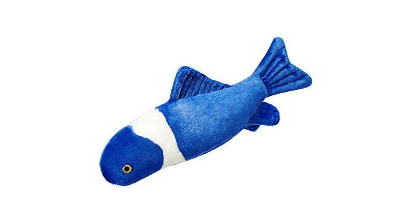 Fluff & Tuff Gil the Koi Fish, Extra Large Plush Dog Toy with Squeaker
