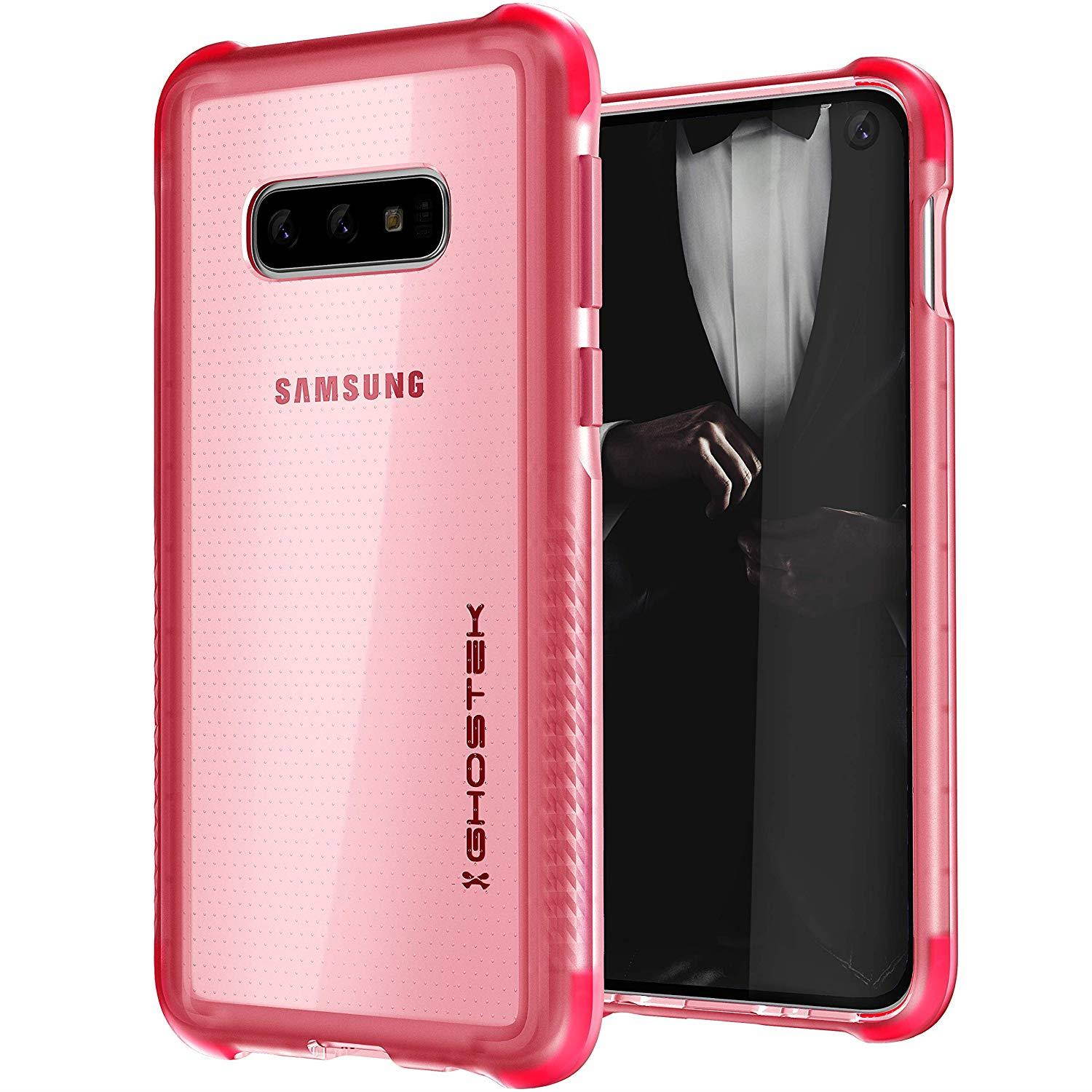 Ghostek Covert Clear Galaxy S10 Case with Super Slim Thin Design and Anti-Slip Grip Tough Shockproof Heavy Duty Protection and Wireless Charging Compatible for 2019 Galaxy S10 (6.1 Inch) - (Clear)