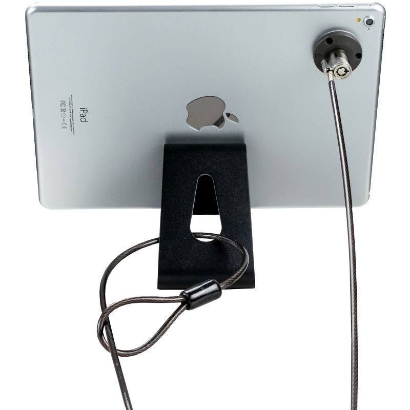 CTA Digital Tablet Desktop Security Kit with Display Stand and Theft-Deterrent Cable
