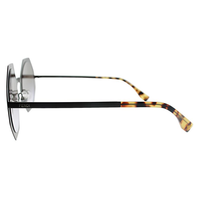 Fendi Facets  2X3 Womens Fashion Sunglasses Semi Matte Brown 51mm