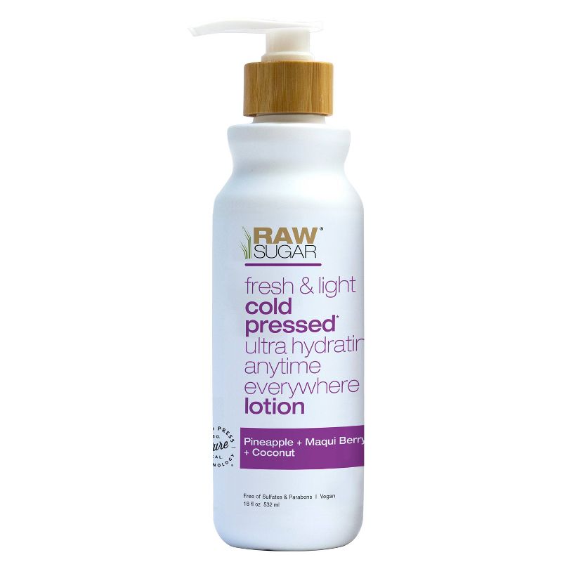 Raw Sugar Pineapple Maqui Berry and Coconut Body Lotion - 18 fl oz