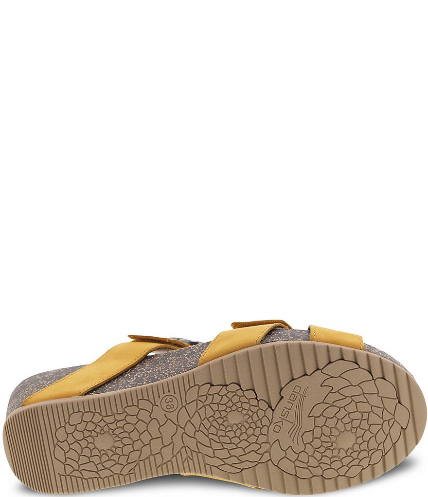 Dansko Susie Leather Slide Wedge Sandals