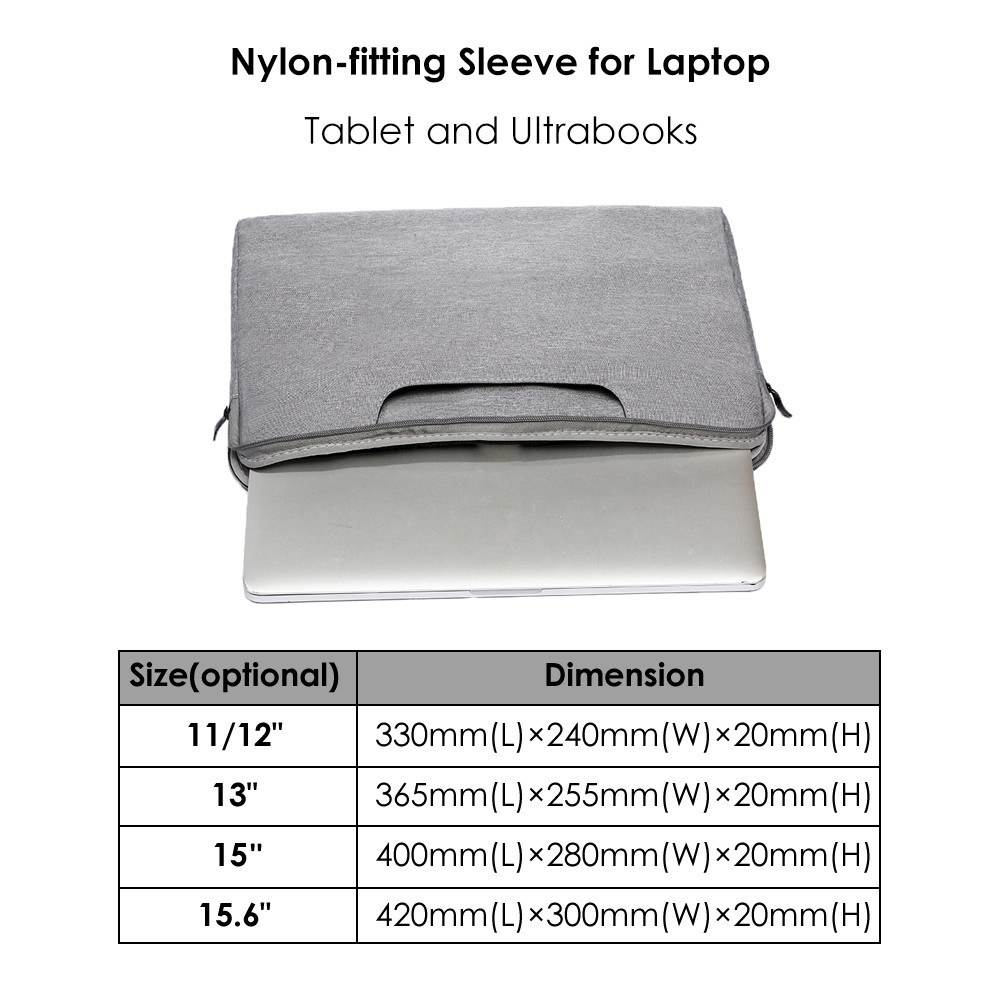 N001 Laptop Sleeve Soft Zipper Pouch 11&rdquo;/12&rdquo;/13&rdquo;/15&rdquo;/15.6&rdquo; Bag Case Cover for Macbook Air 13 Pro Retina 15 Notebook Bags Drop Ship