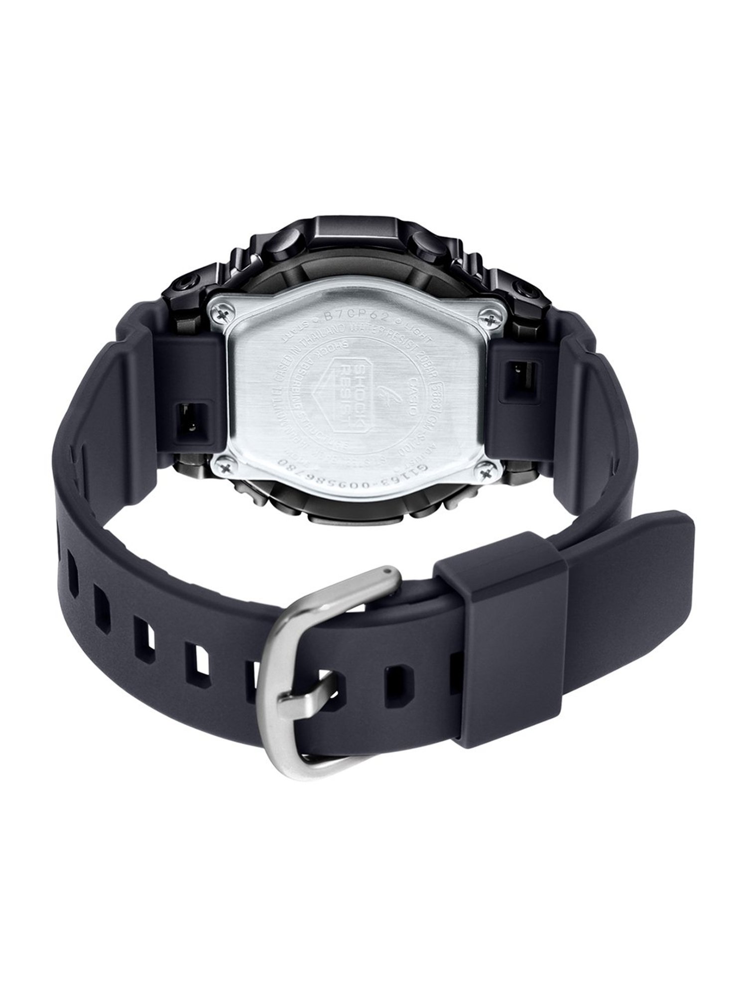 Casio G-Shock G-Steel GM-S2100B-8ADR Black Analog-Digital Dial Black Resin Strap Women's Watch G1164
