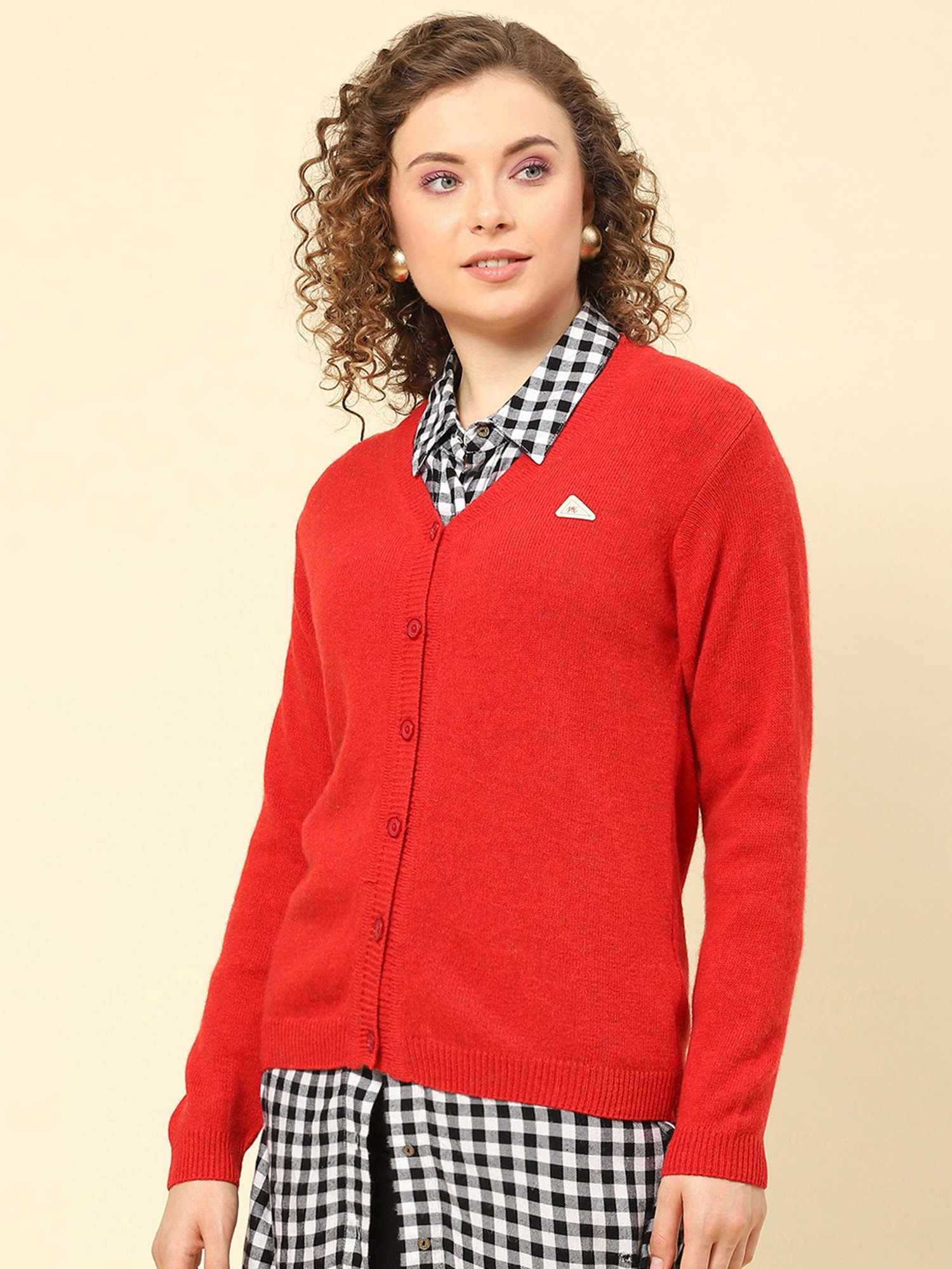 Mafadeny Black Striped Shrug