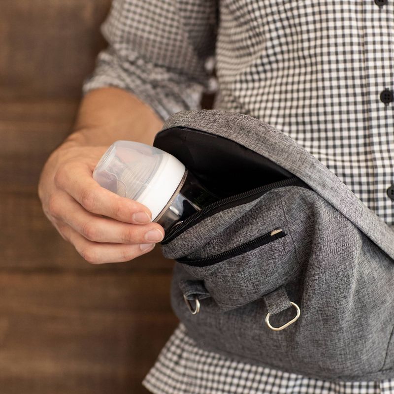 Moby 2-in-1 Baby Carrier + Hip Seat - Gray