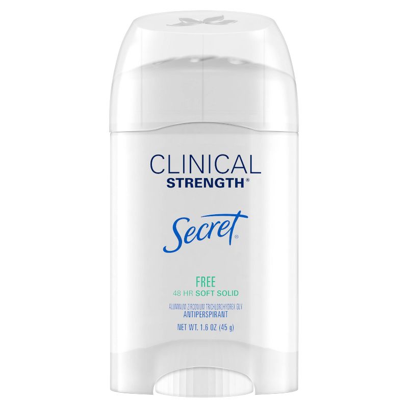 Secret Clinical Strength Sensitive Unscented Soft Solid Antiperspirant & Deodorant - 1.6oz