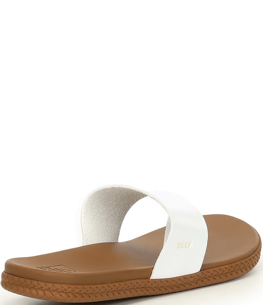 Reef Women's Cushion Sol Snake Embossed Sandals