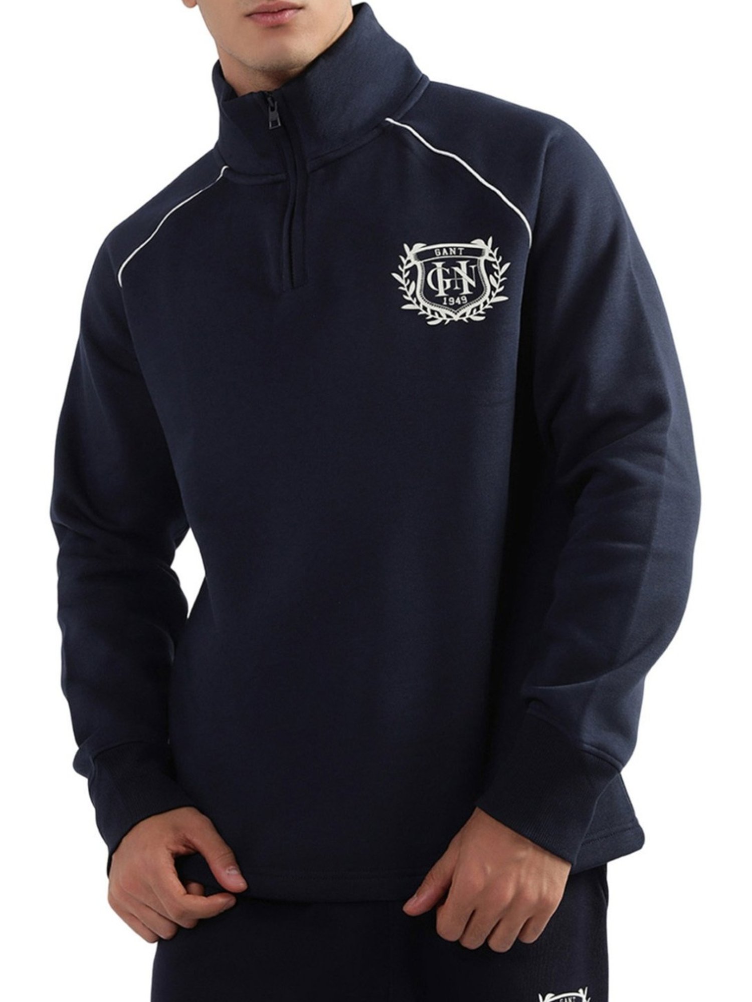 Gant Navy Regular Fit Sweatshirt