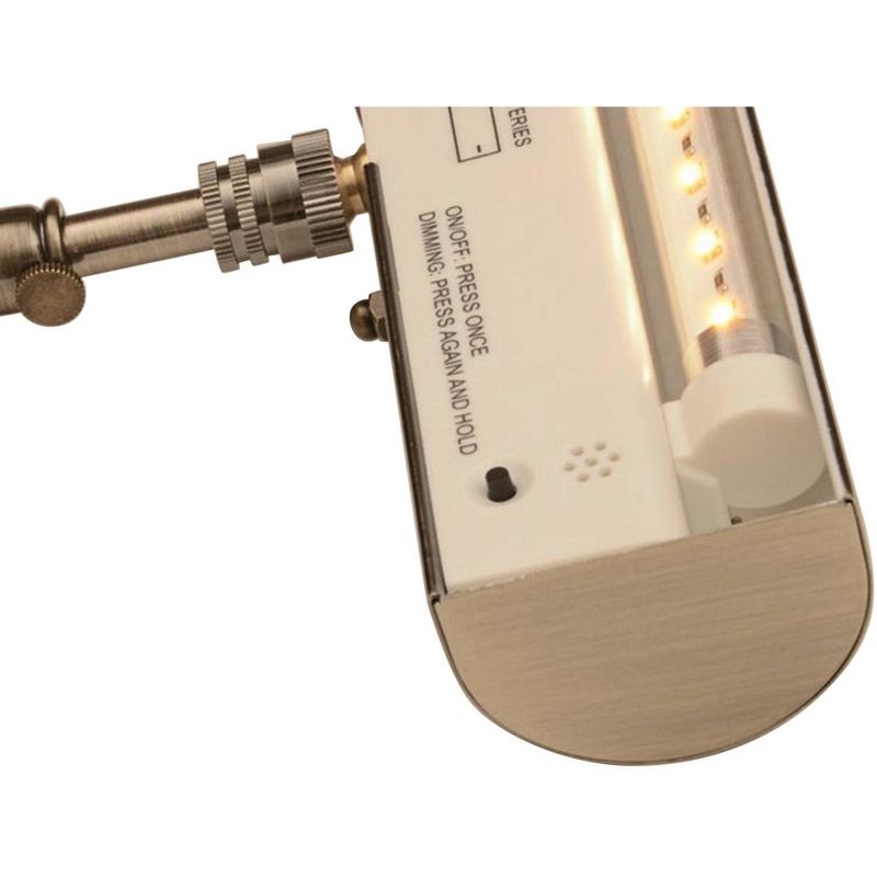 Concept Lighting Slimline Black 8"W Cordless LED Picture Light