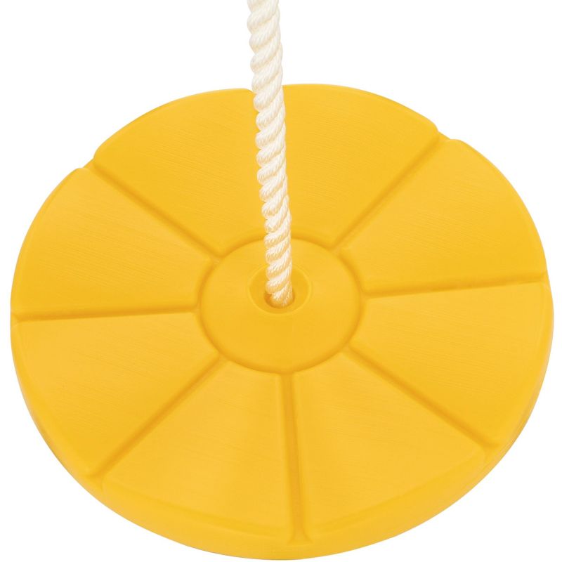 Gorilla Playsets Disc Swing with Rope - Yellow