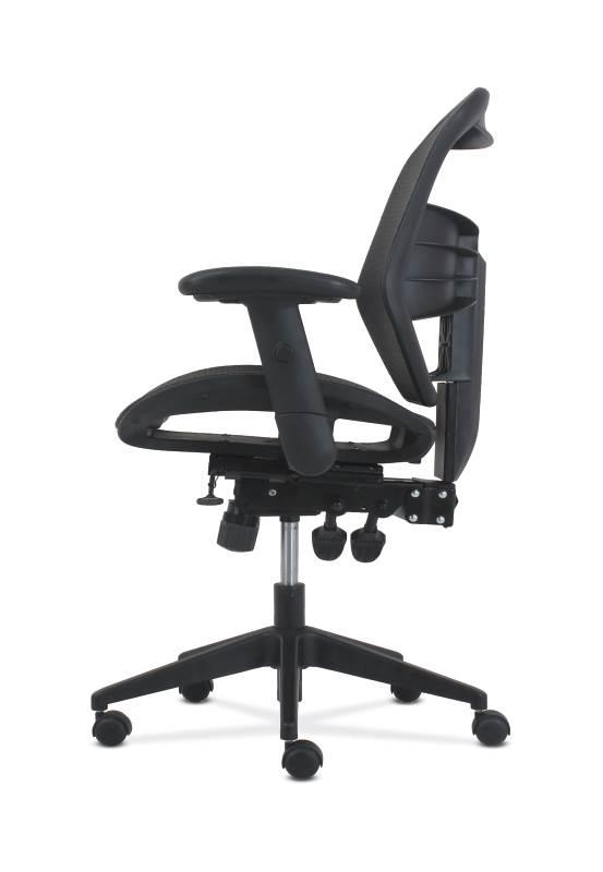 HON Prominent High-Back Task Chair Asynchronous Tilt Control Black Mesh