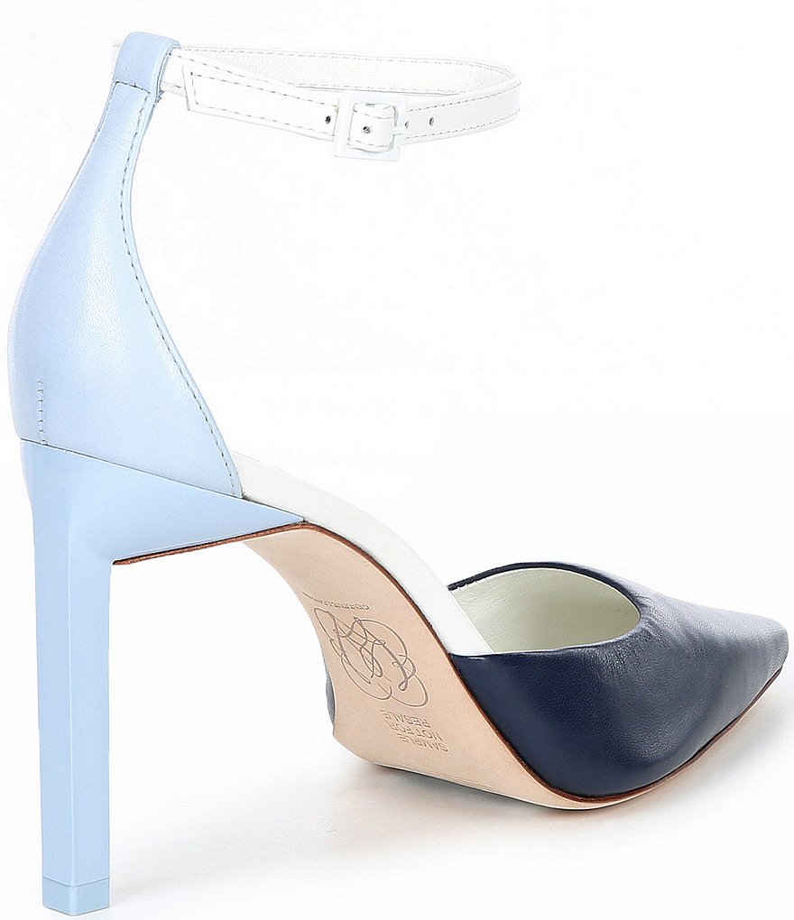 Antonio Melani x Kimberly Whitman Hydrangea Leather Pumps