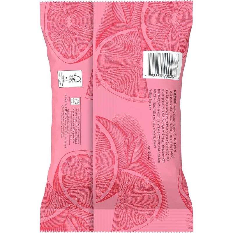 Burt's Bees Facial Cleansing Towelettes - Pink Grapefruit - 10ct