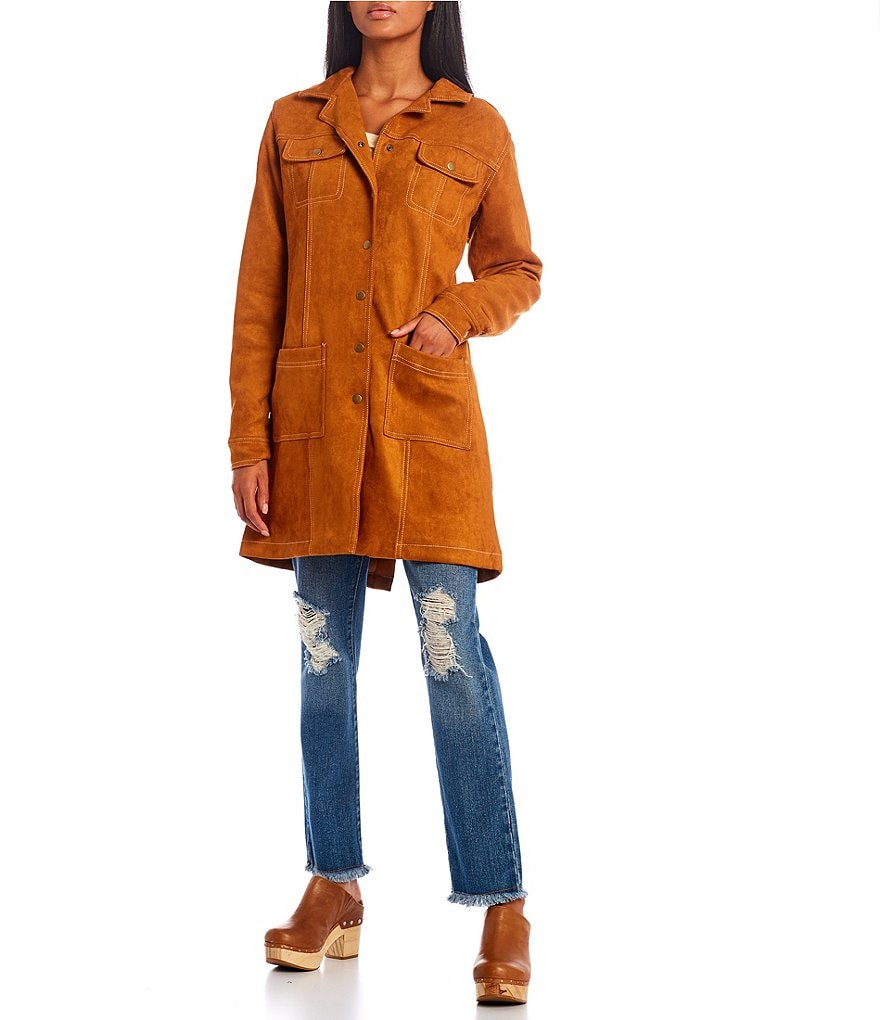 Sundown by Splendid Coordinating Joey Acid Wash Zip Front Hoodie