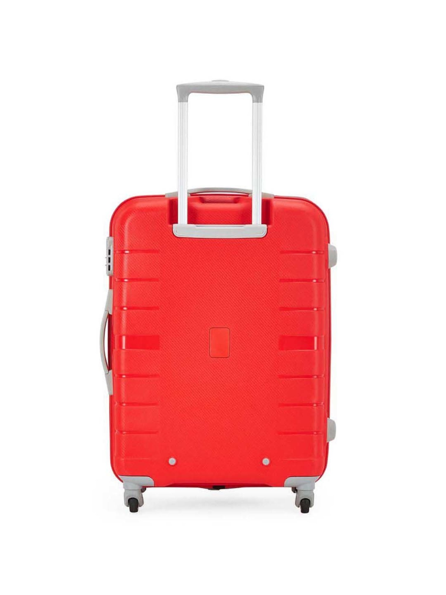 Aristocrat Nexon Fiery Red TextuFiery Red Hard Medium Trolley Bag - 48 cm