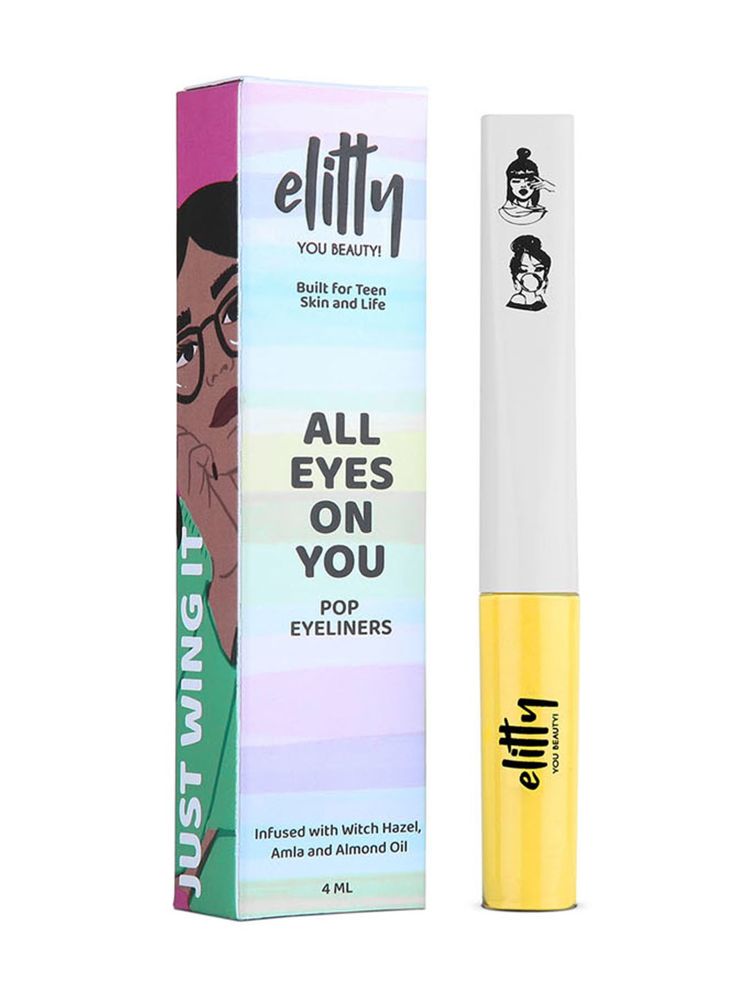 Elitty All Eyes on You Pop Eyeliner - Honeycomb (Matte Yellow) - 4 ml