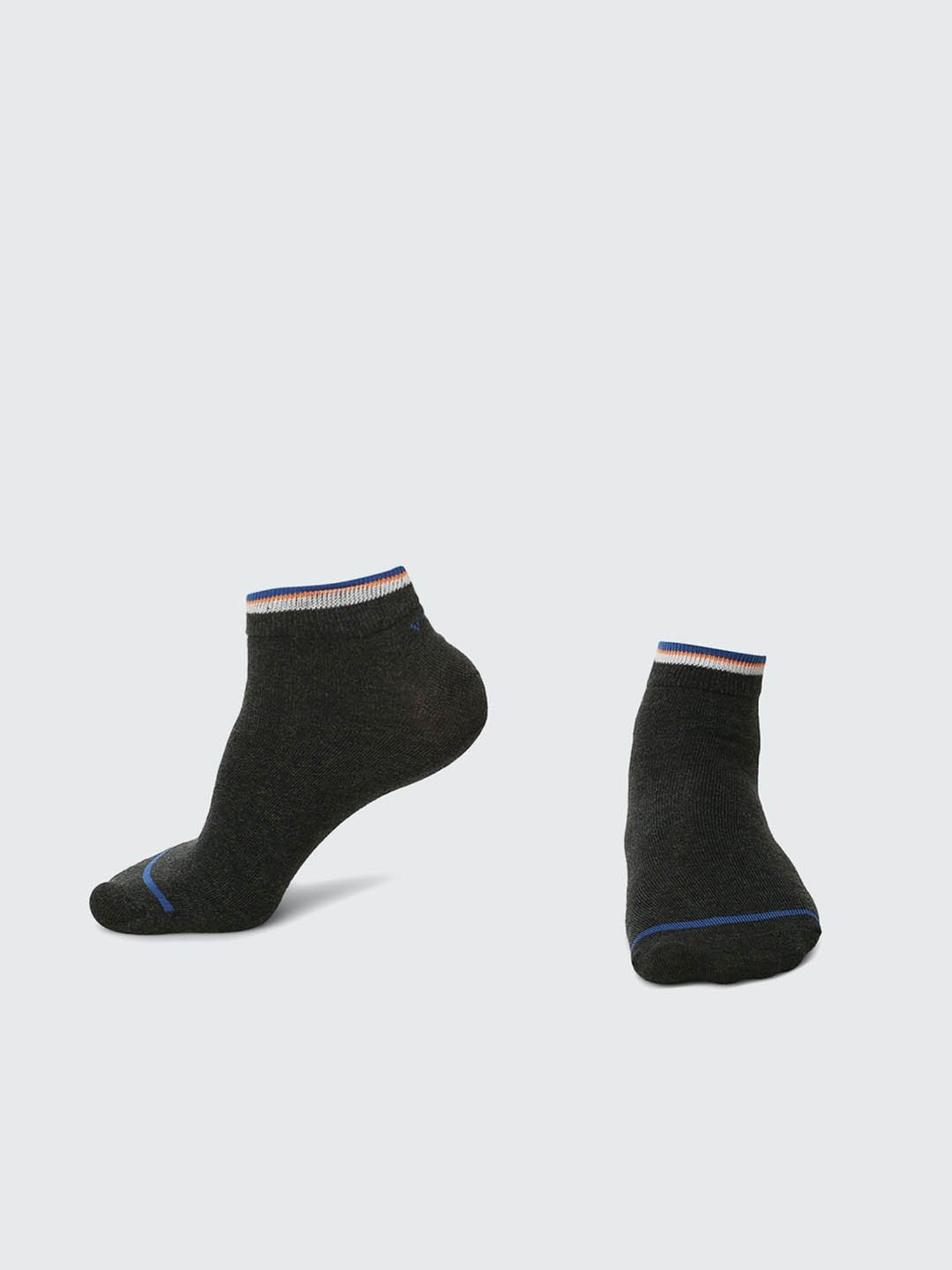Bonjour Brown and Black Socks (Pack Of 2)