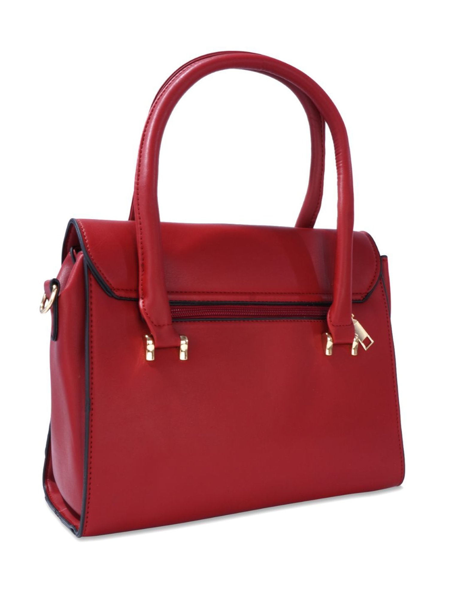 Favore Tan Solid Medium Satchels