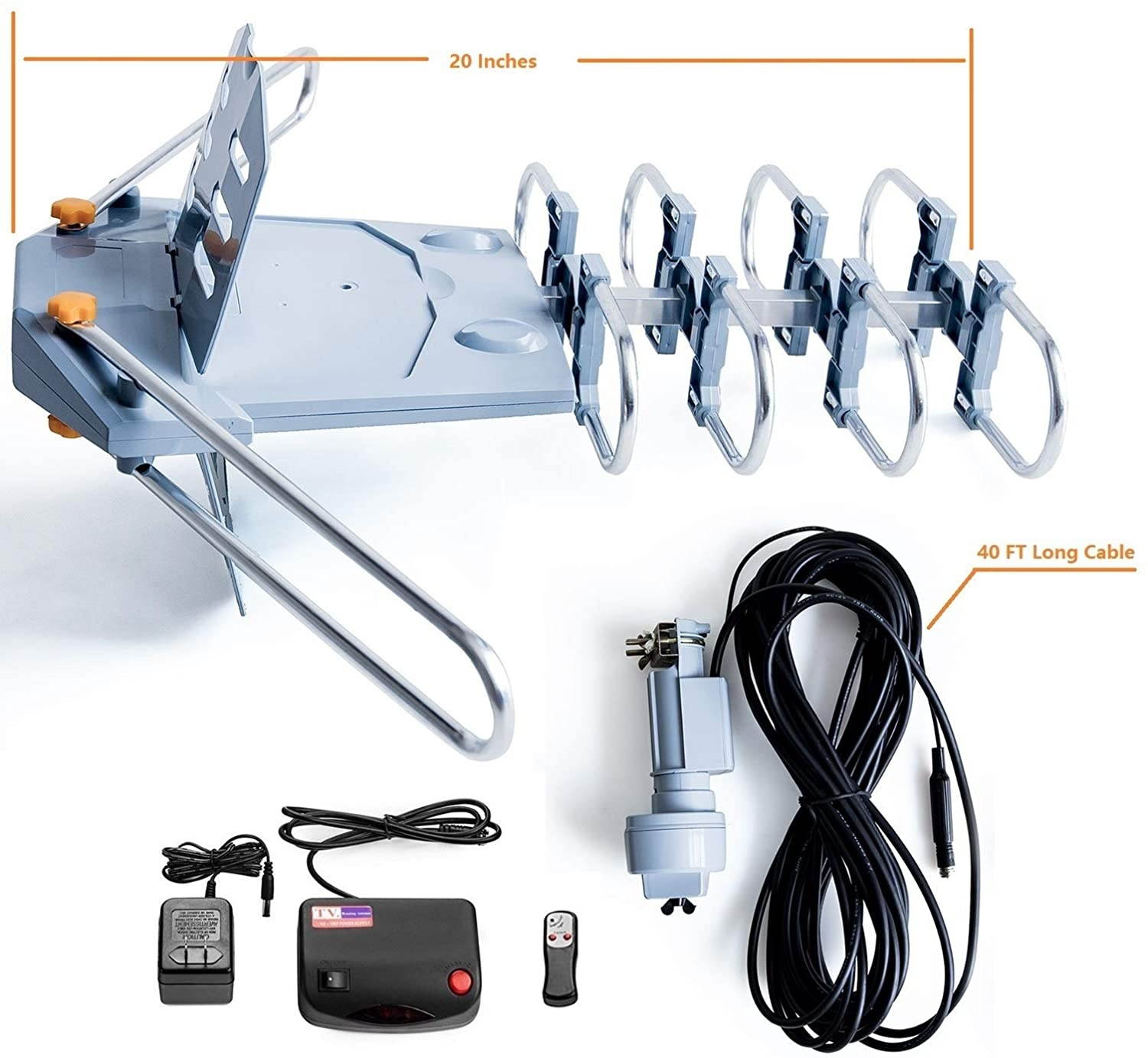 Outdoor Antenna Mounting Pole Adjustable Attic 19Inch Reversible JPole HW520P