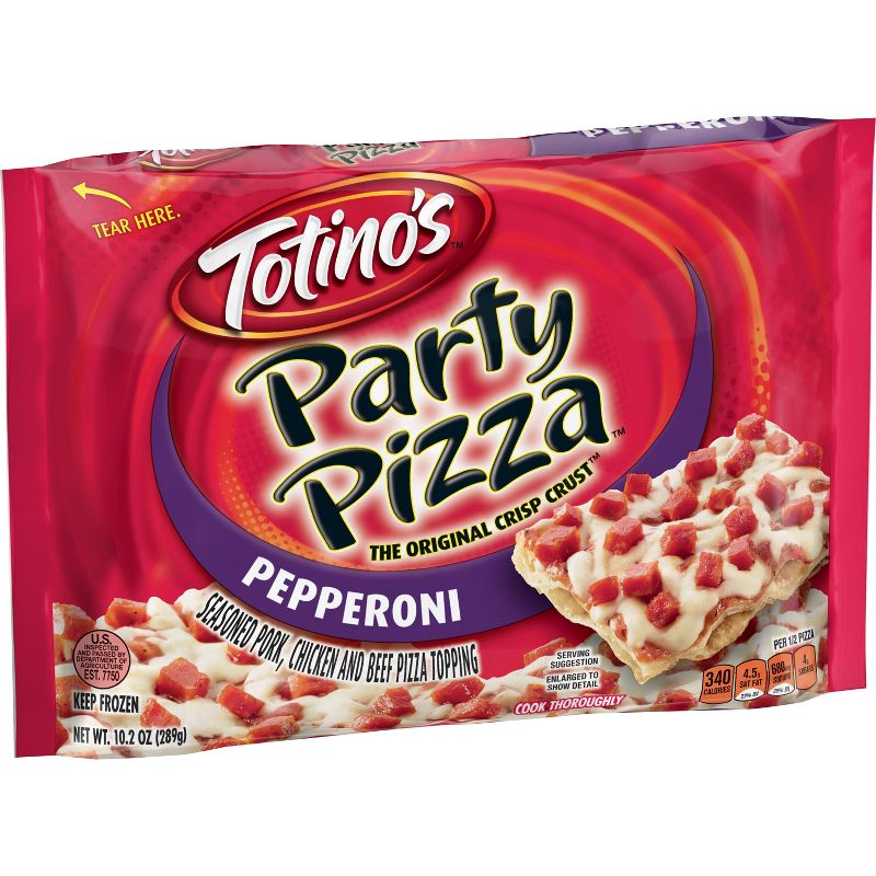 Totino's Pepperoni Party Frozen Pizza - 10.2oz