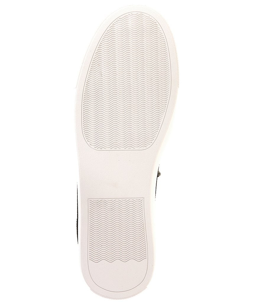 Donald Pliner Pelham Neoprene Mixed Leather Slip-On Wedge Sneakers