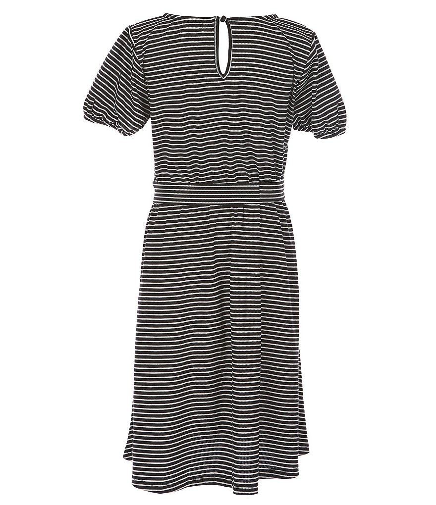 Angie Big Girls 7-14 Stripe Ruffle-Hem Maxi Dress