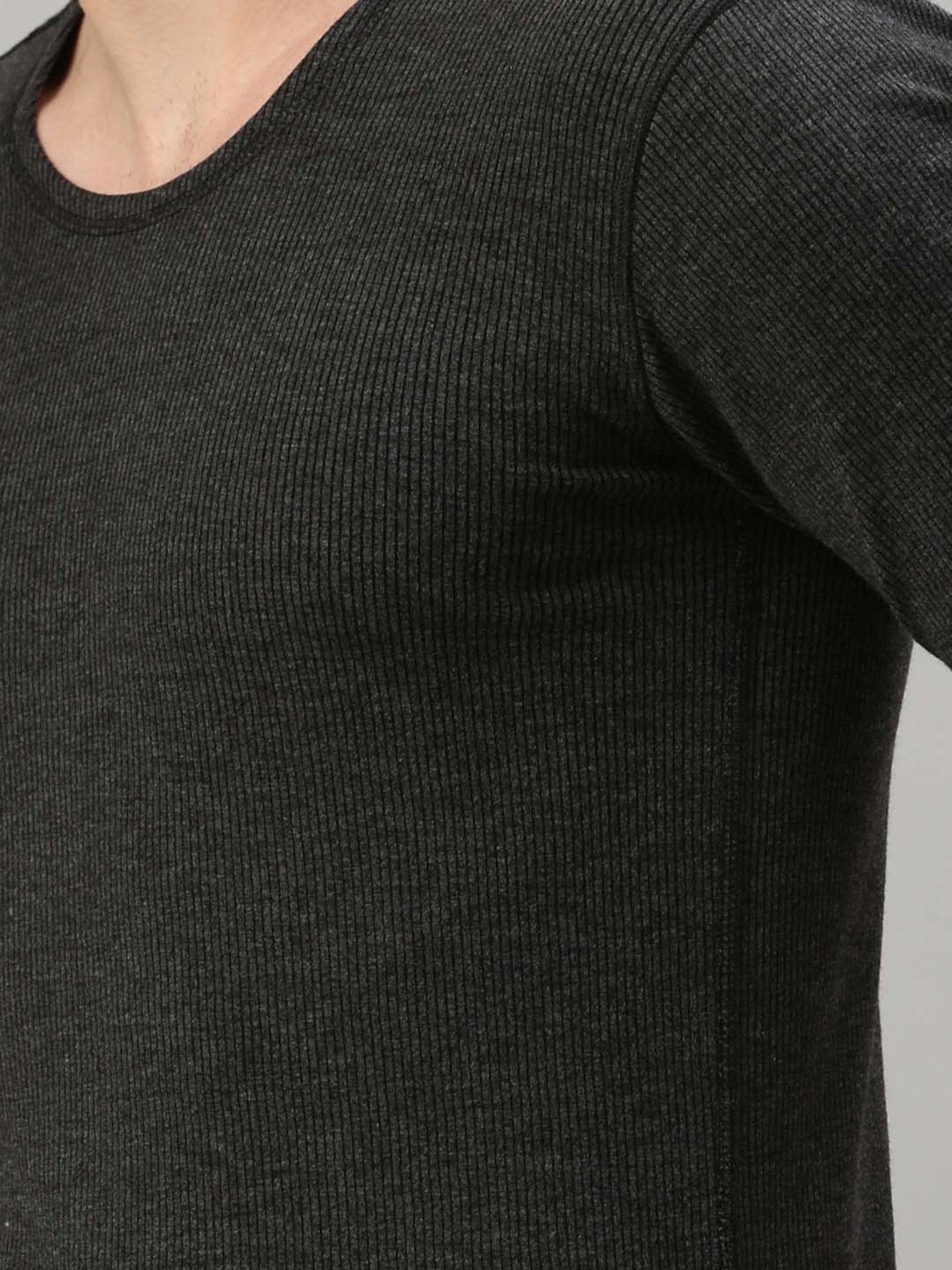Zoiro Charcoal Melange Thermal Top