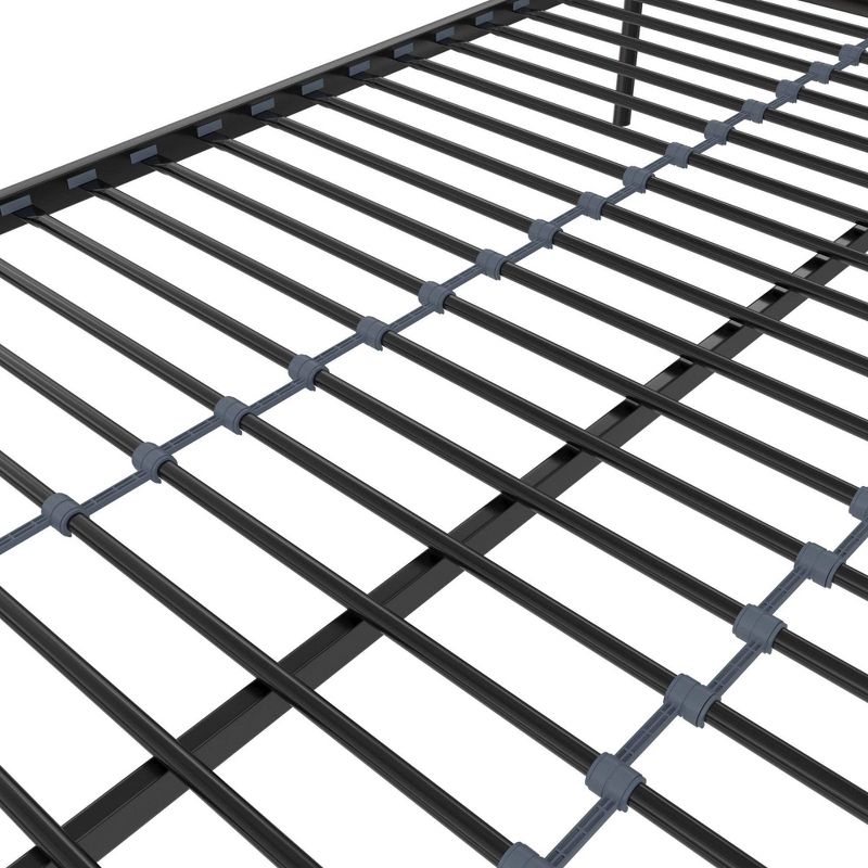 Twin/Full Kids' Bushwick Metal Bunk Bed Black - Novogratz