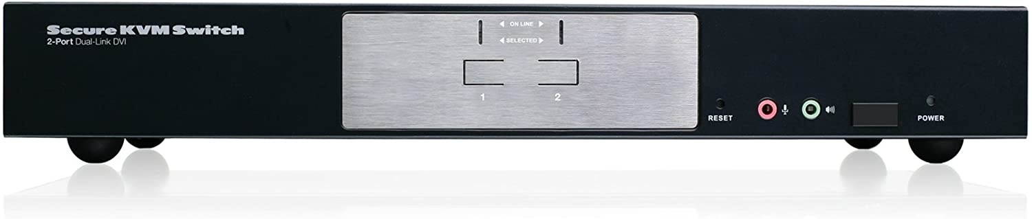 IOGEAR 2-Port Dual-Link DVI Secure KVM Switch