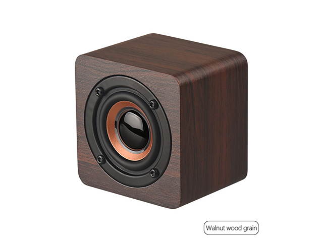 Autofeel Mini Wooden Bluetooth Speaker Portable Wireless Subwoofer Strong Bass Sound Box Music Magic Cube For Smartphone Tablet Laptop For Samsung iPhone Xiaomi Huawei HTC