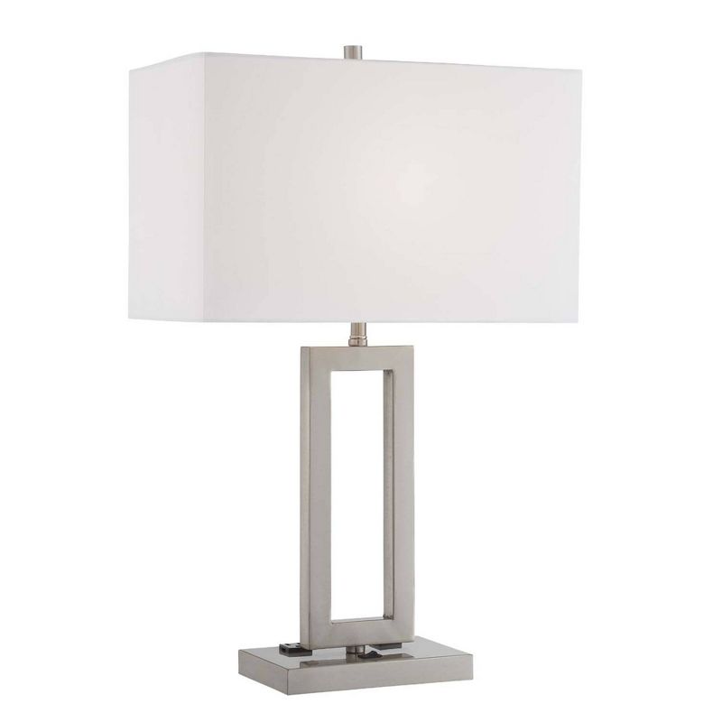 Fiadi 1 Light Table Lamp  - Steel/Off White