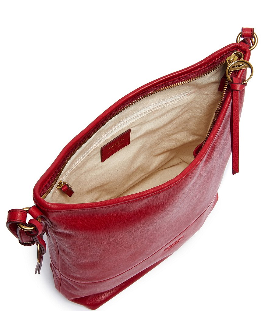 Margot Chester Leather Hobo Crossbody Bag