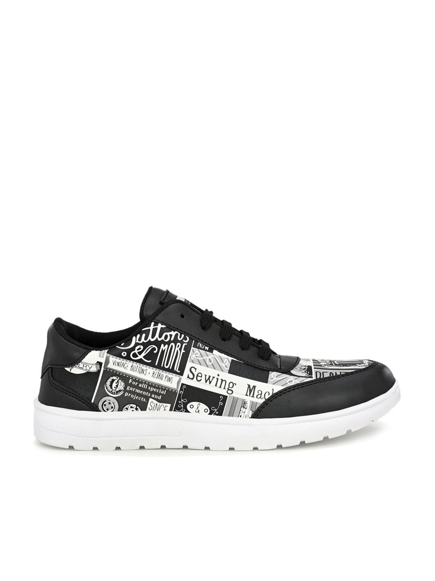 Prolific Men's Elite Black Casual Sneakers
